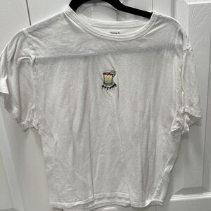 Abercrombie & Fitch Cream Skimming Tee